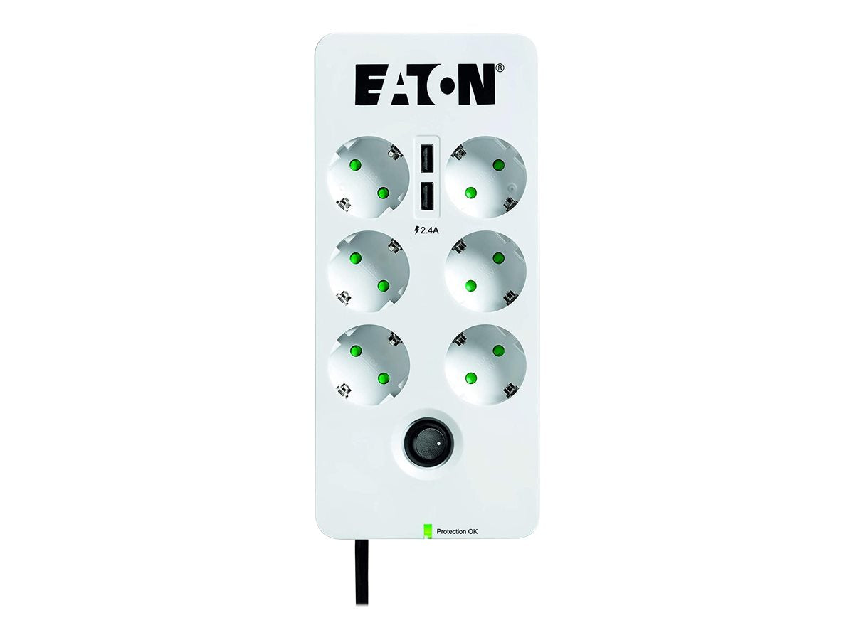 EATON Protection Box 6 Tel USB DIN - Vorderansicht
