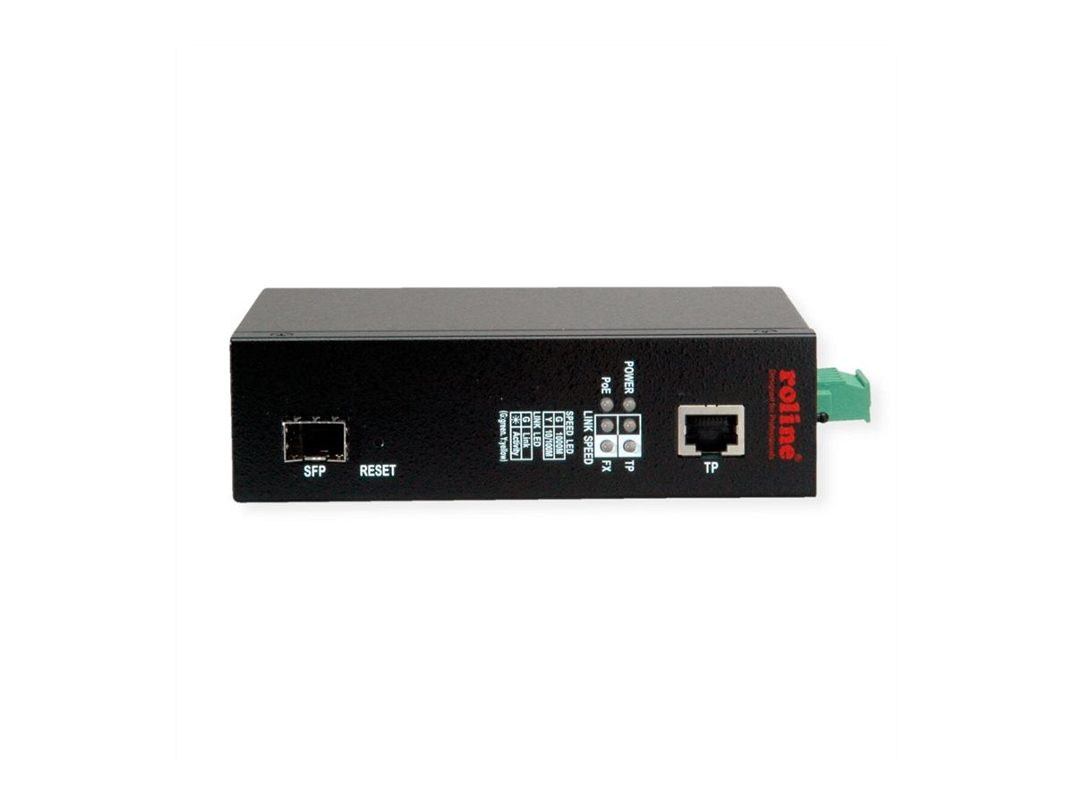ROLINE Industrie Konverter Gigabit Ethernet - Vorderansicht