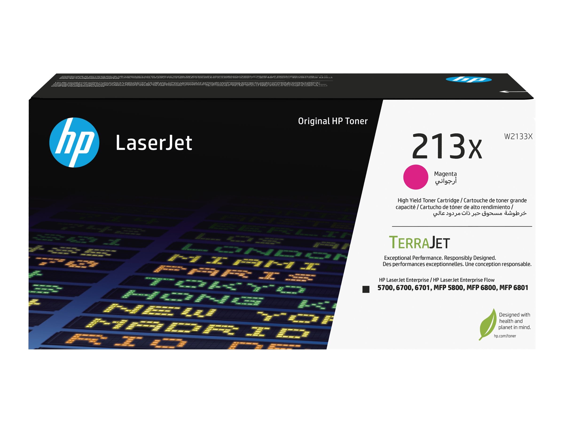 HP 213X Magenta Original LaserJet Toner Cartridge Vorderansicht