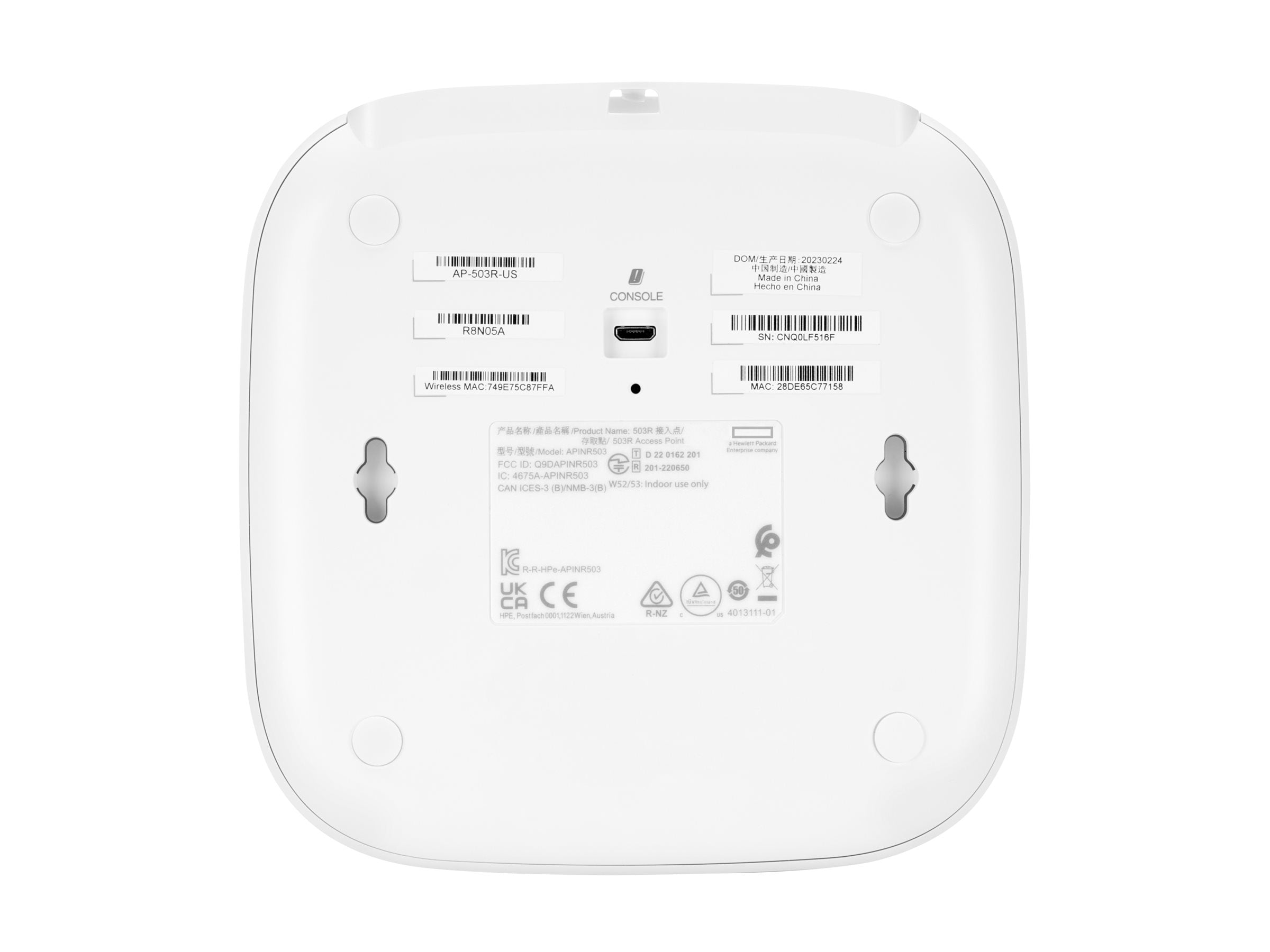 ARUBA AP-503R-RW Vorderansicht