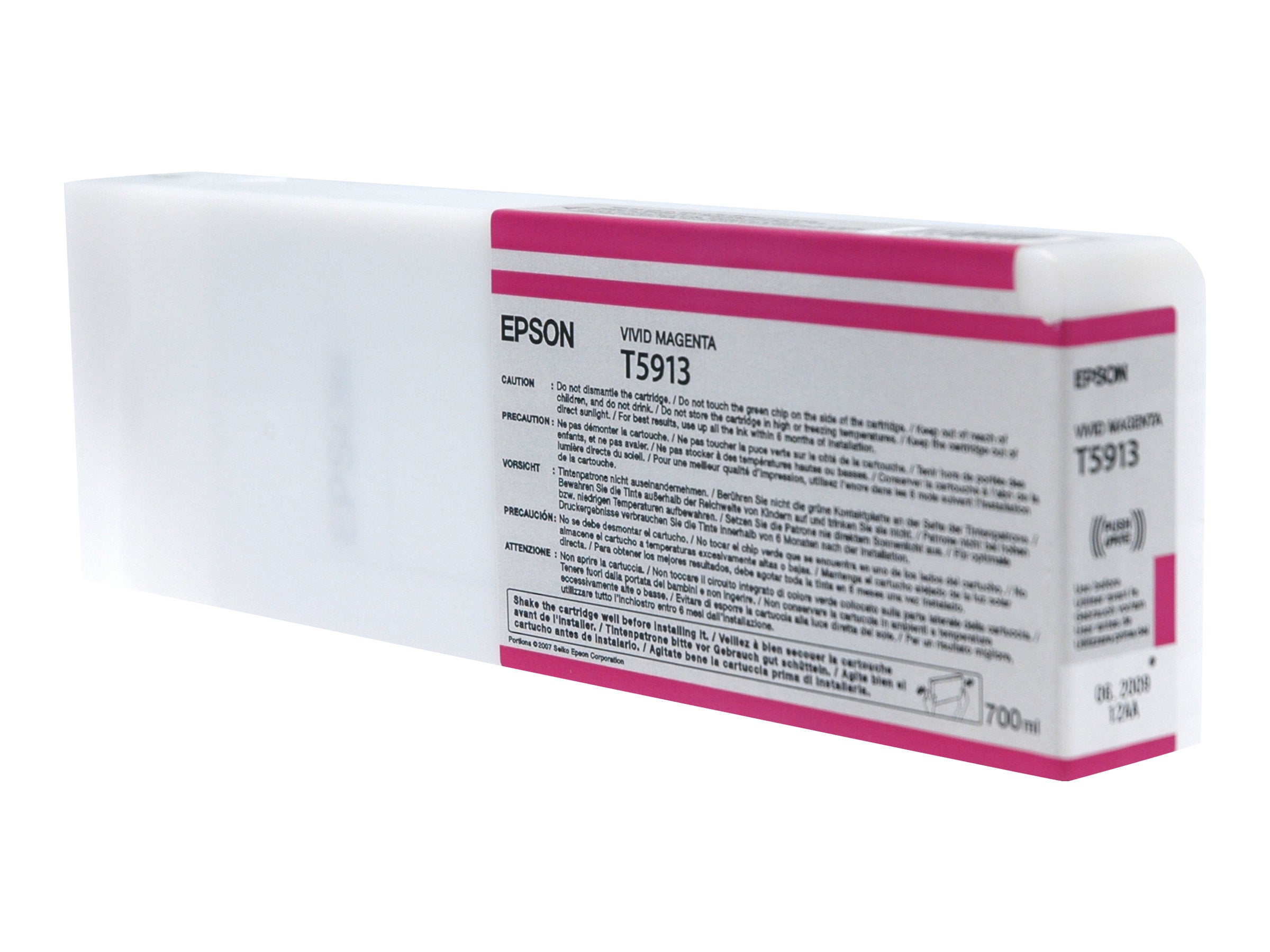EPSON T5913 Tintenpatrone Vivid Magenta Vorderansicht