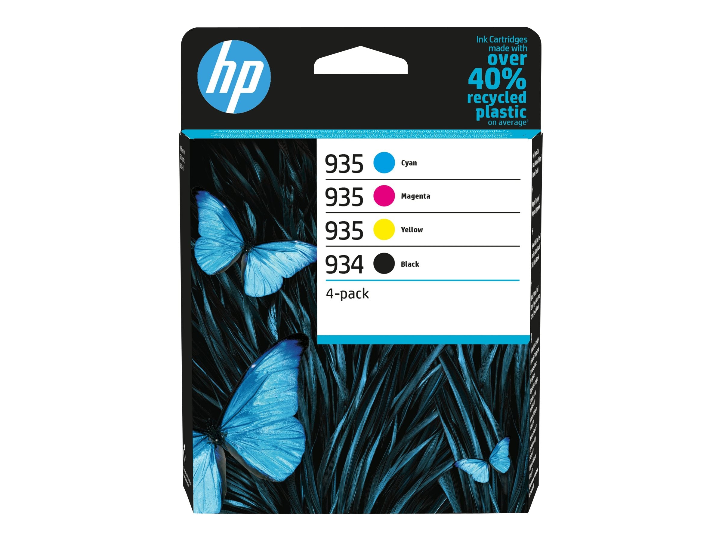 HP 934 Black 935 CMY Ink Cartridge 4-Pack - Vorderansicht