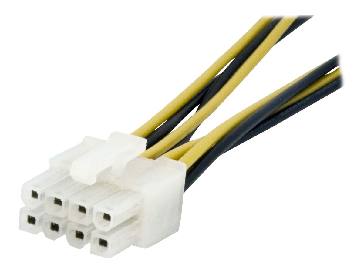 STARTECH.COM 6in 4 Pin to 8 Pin EPS Power Adapter Anschlussansicht