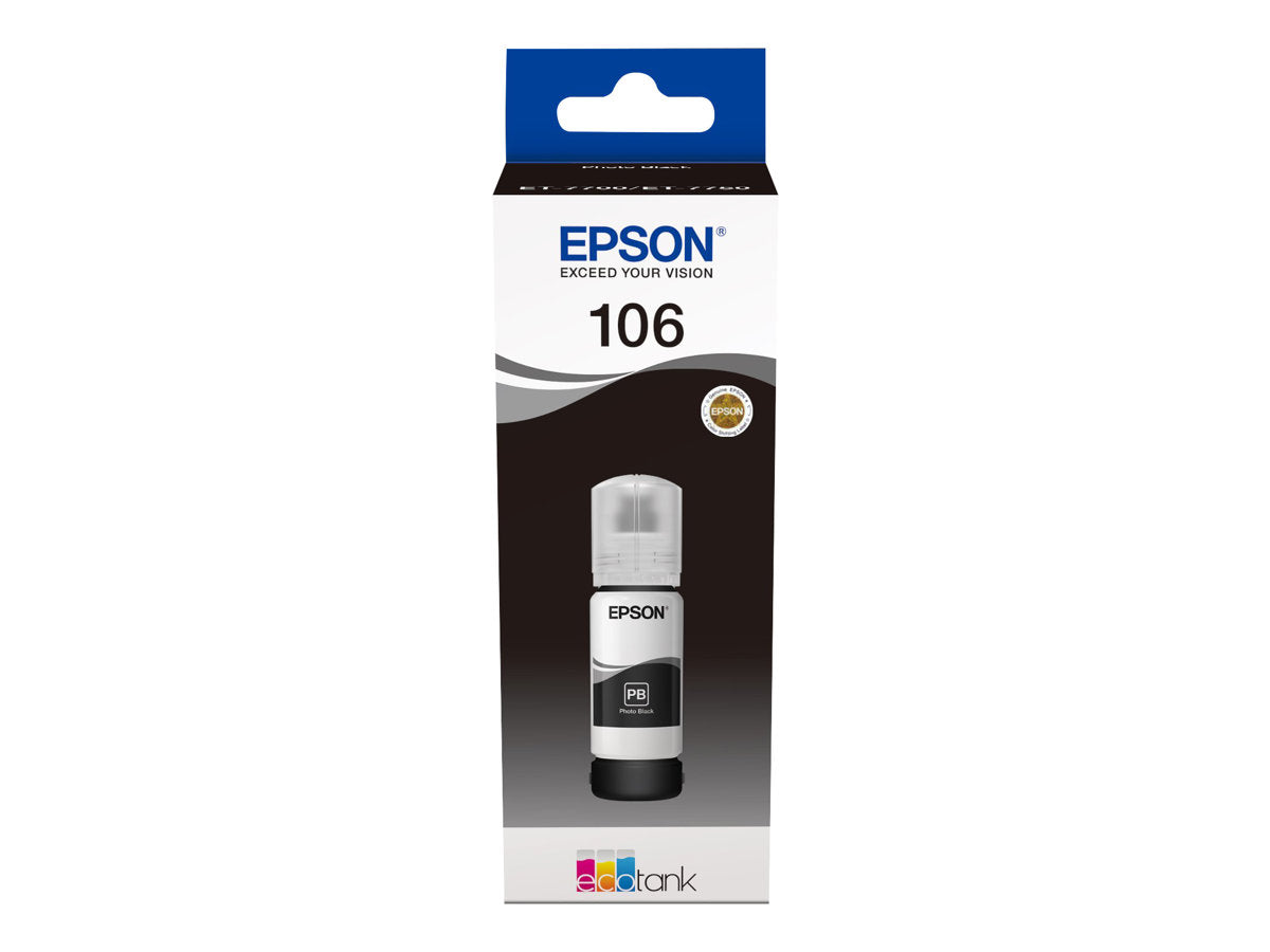 EPSON 5LB 106 EcoTank Photo Black Tintenbehälter Detailansicht