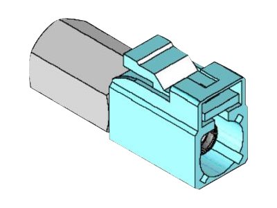 VIMCOM 5x Fakra female Nippel-Stecker gerade