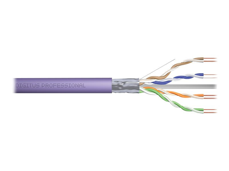 DIGITUS CAT 6 F-UTP Installationskabel Vorderansicht