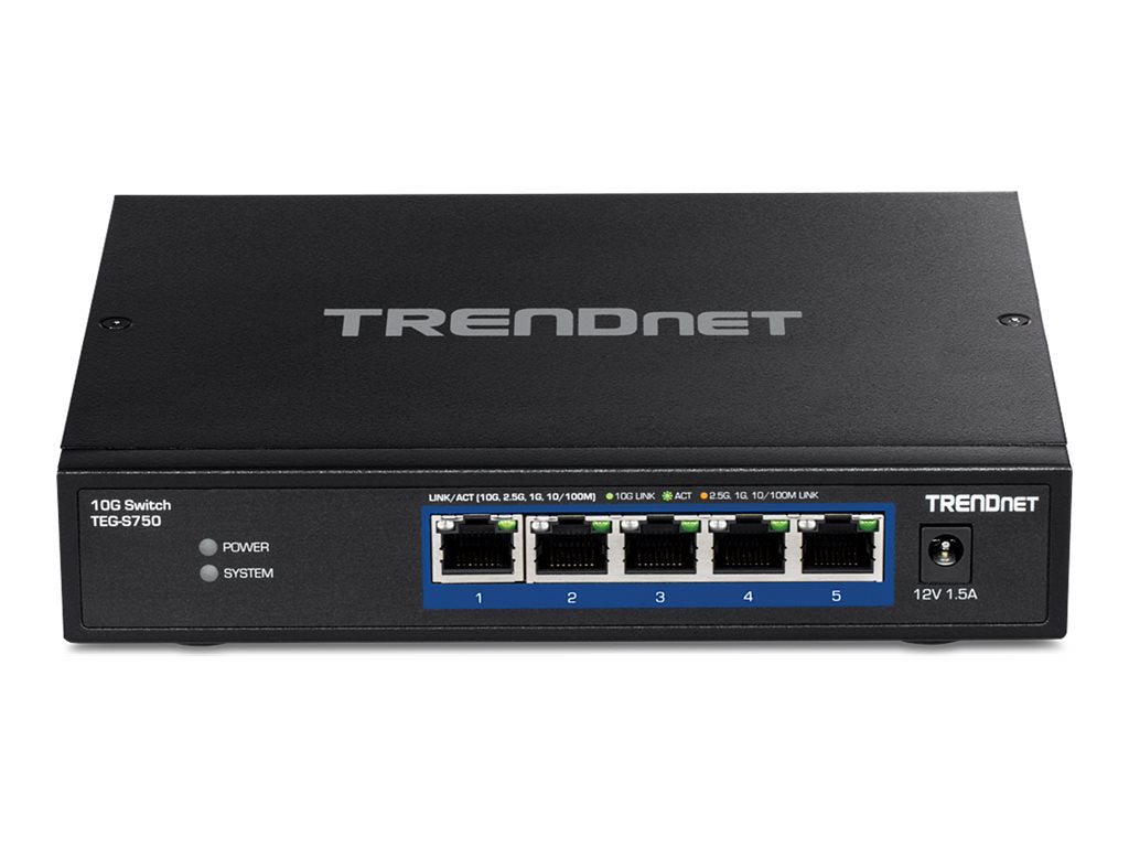 TRENDNET TEG-S750 5-Port 10G Switch Detailansicht