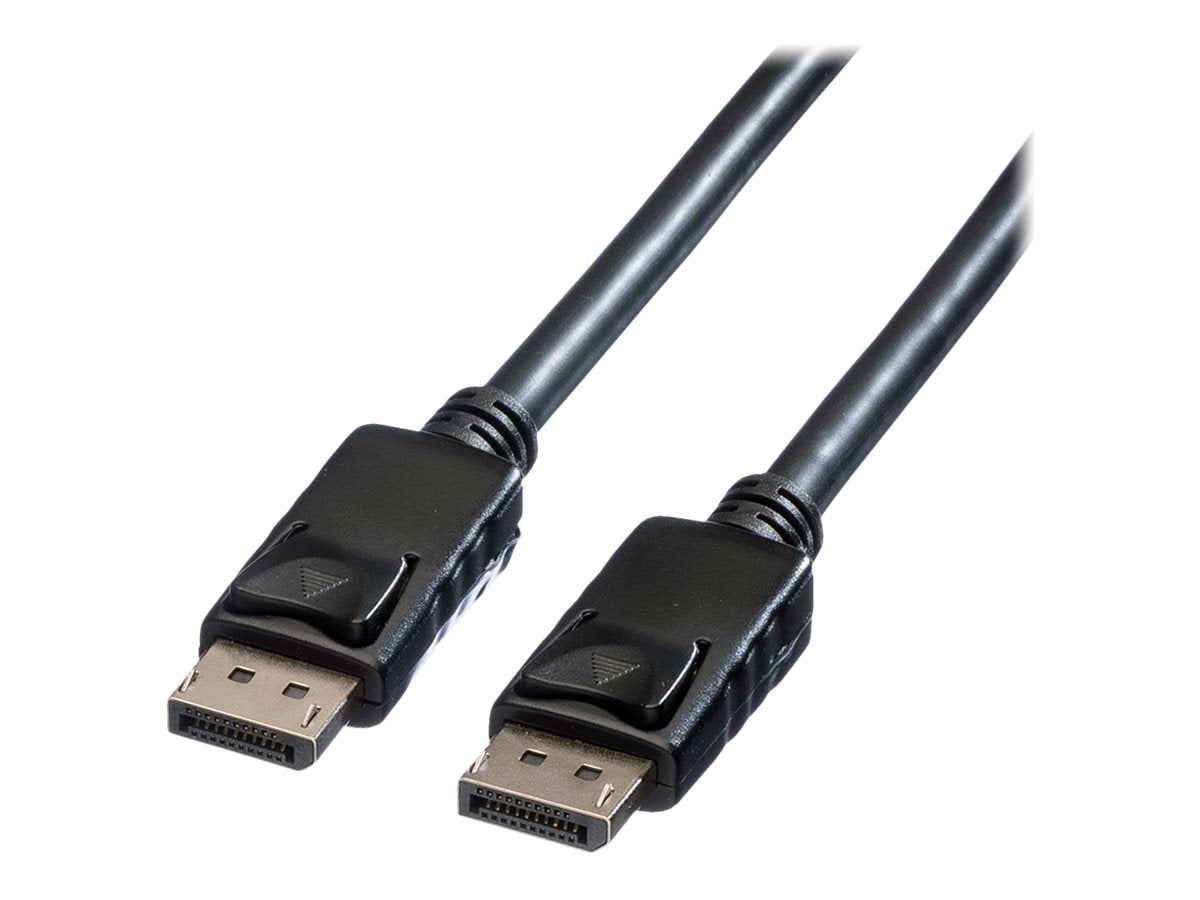 ROLINE DisplayPort Kabel DP-DP v1.2 ST - ST TPE schwarz 1m Verpackung