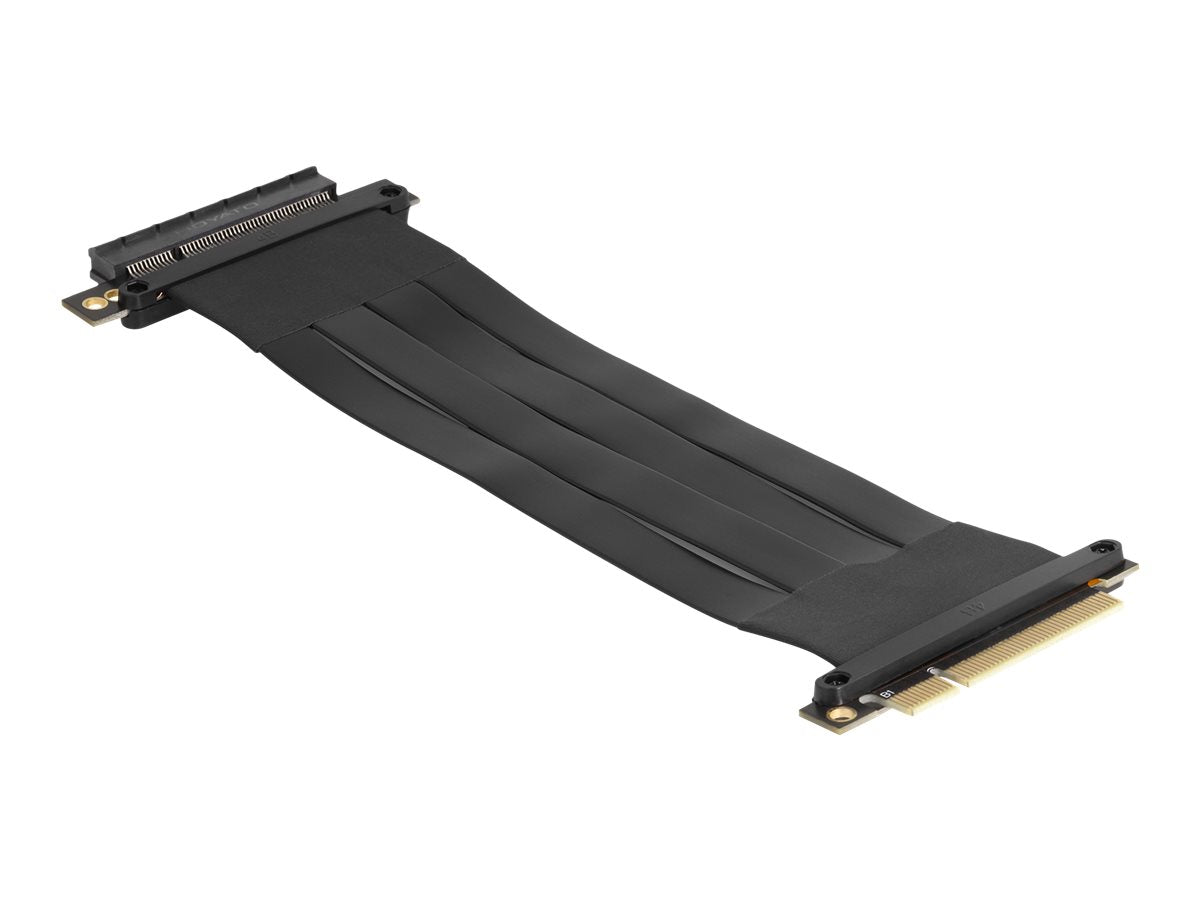 DELOCK Riser Karte PCI Express x8 Stecker zu x8 Slot mit Kabel 30cm - Vorderansicht