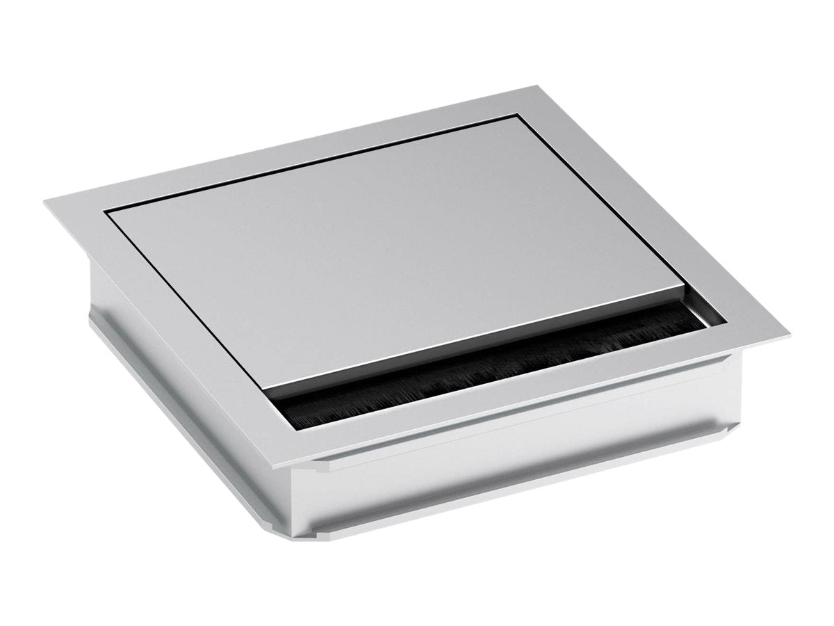 BACHMANN LOOP SQUARE Kabeldurchführung 120mm Aluminium - Vorderansicht