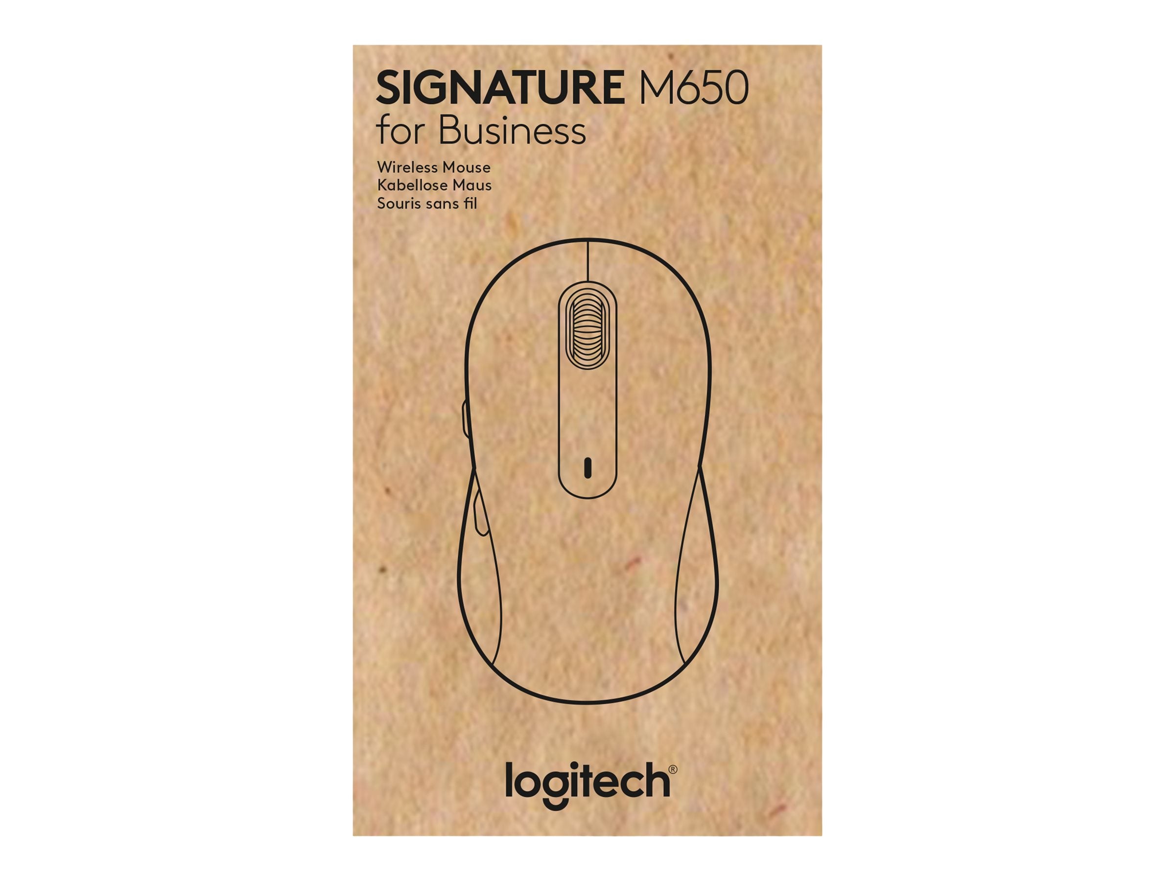 LOGITECH Signature M650 L for Business Maus - Verpackung