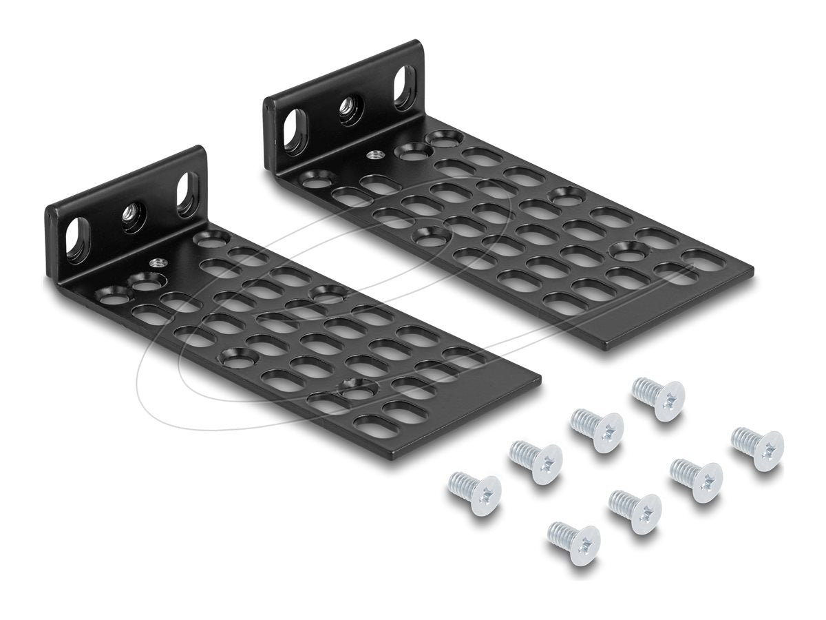 DELOCK Universelles Rack Montage Set Vorderansicht