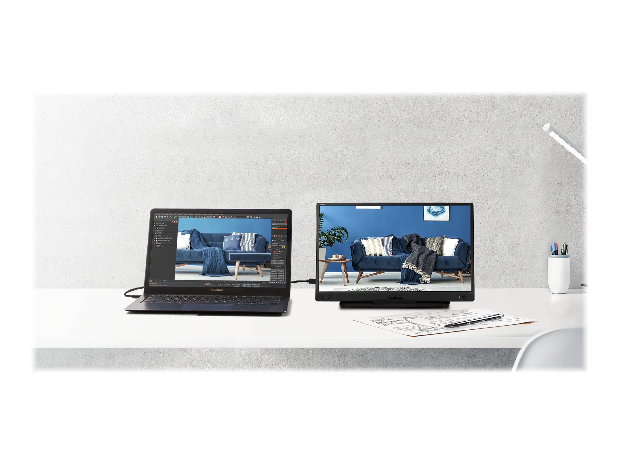ASUS ZenScreen MB166C Verpackung