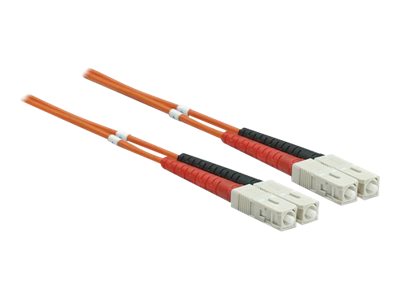 INTELLINET LWL Kabel SC/SC OM2 2m orange Duplex Multimode - Detailansicht