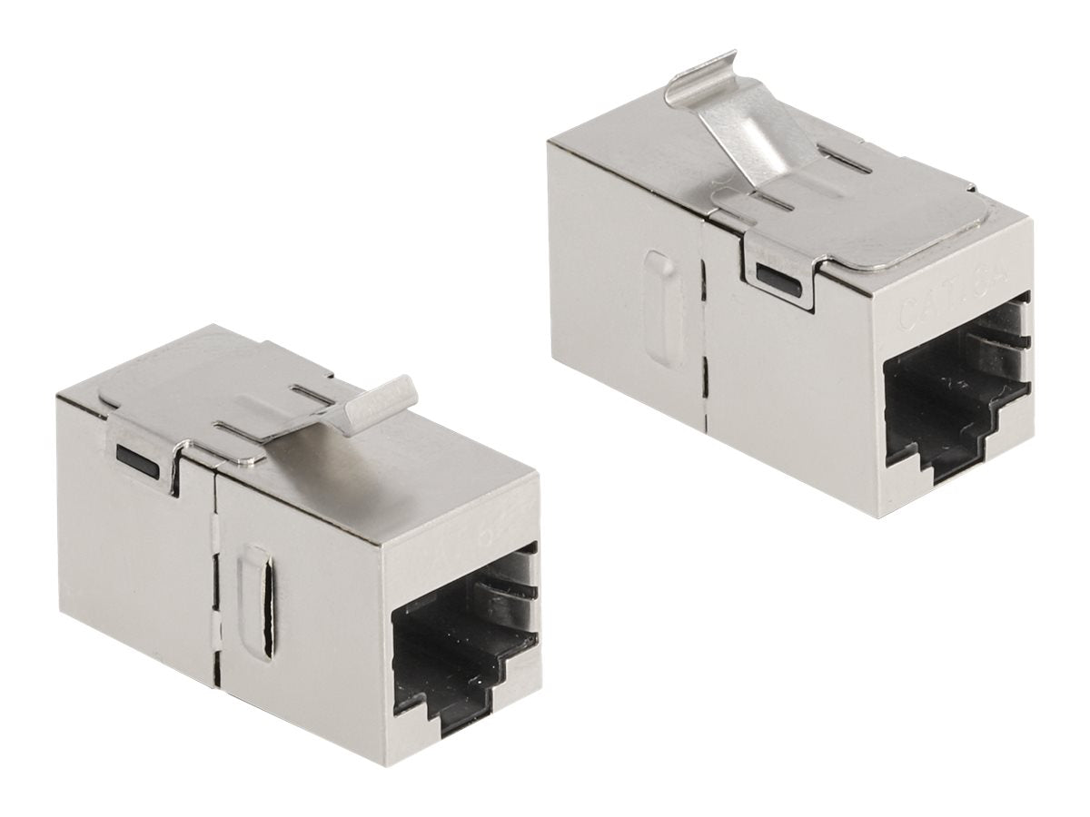 DELOCK Keystone Modul RJ45 Buchse zu RJ45 Buchse Cat.6A