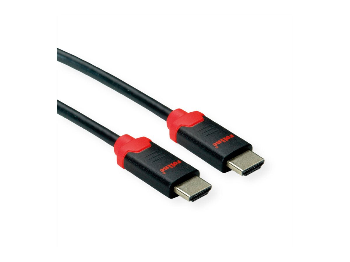 ROLINE 10K HDMI Ultra High Speed Kabel ST/ST schwarz 1,5m Anschlussansicht