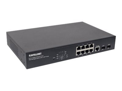 INTELLINET 8-Port Gigabit Ethernet PoE+ Switch Detailansicht