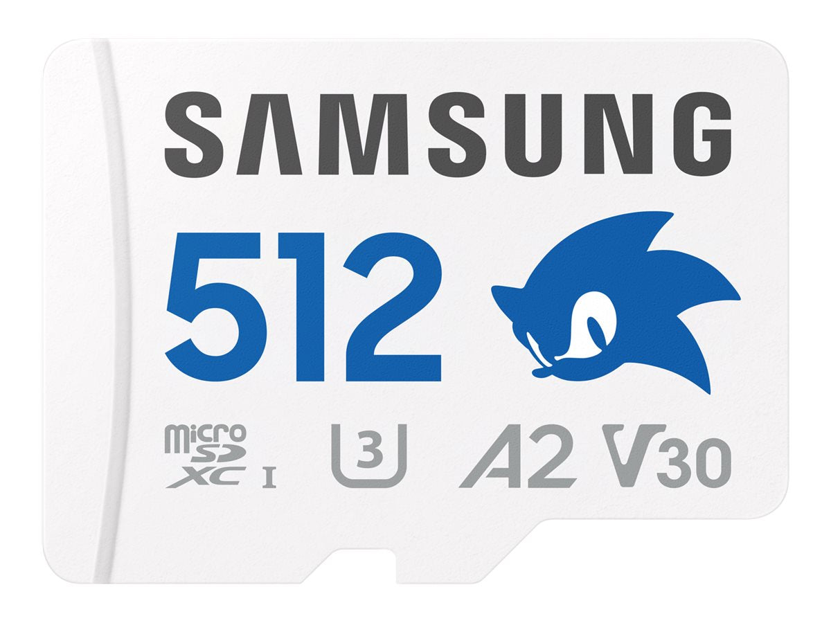 SAMSUNG Sonic microSD Speicherkarte 512GB Vorderansicht