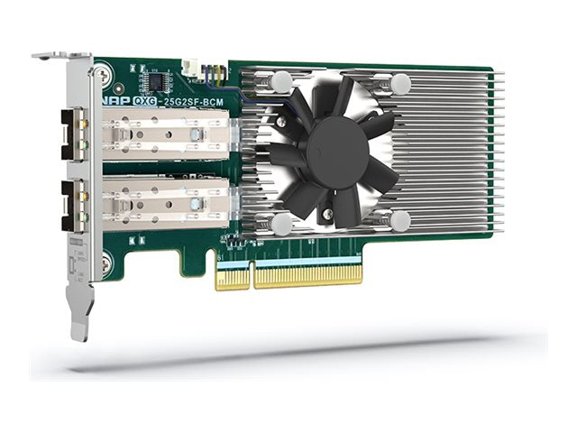 QNAP QXG-25G2SF-BCM Netzwerkadapter Vorderansicht