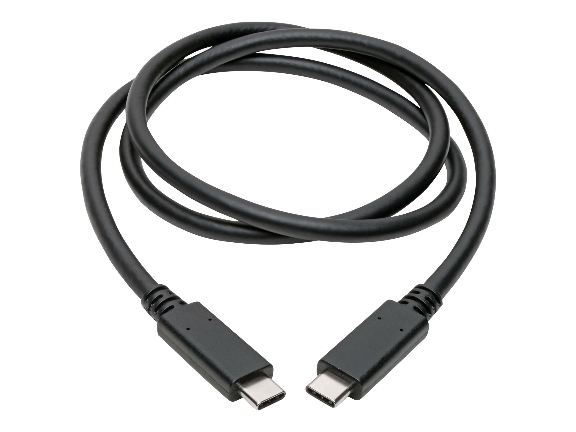EATON TRIPPLITE USB-C Cable M/M - USB 3.1 Gen 2 10 Gbps 5A Rating USB-IF Certified Thunderbolt 3 Compatible 3ft. 0