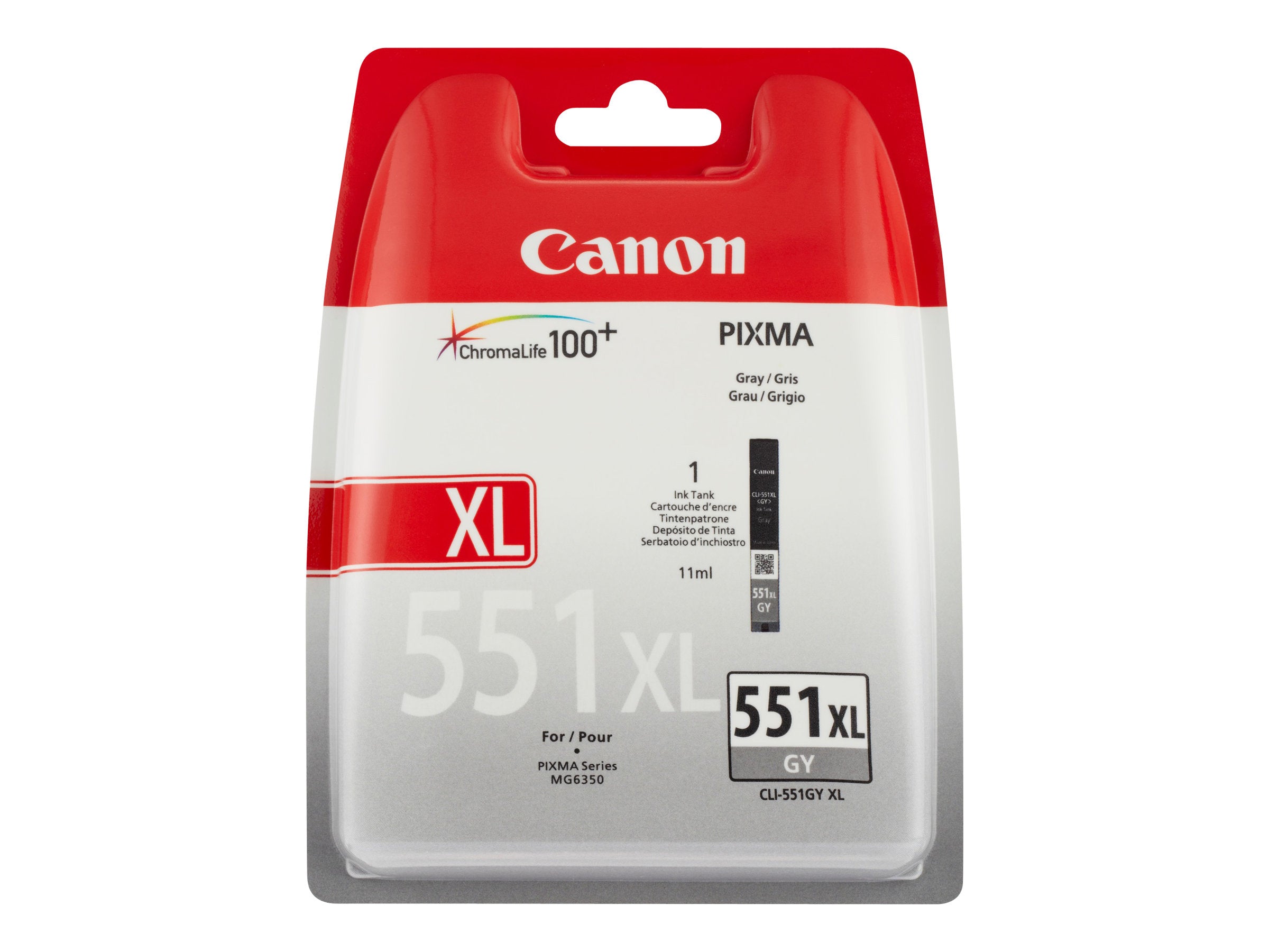 CANON 1LB CLI-551XLGY Tintenbehälter grau Verpackung