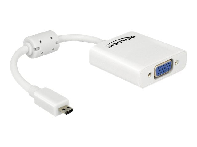 DELOCK Adapterkabel micro HDMI-D > VGA Buchse - Vorderansicht