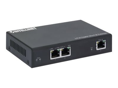 INTELLINET 2-Port Gigabit Ultra PoE-Extender Vorderansicht