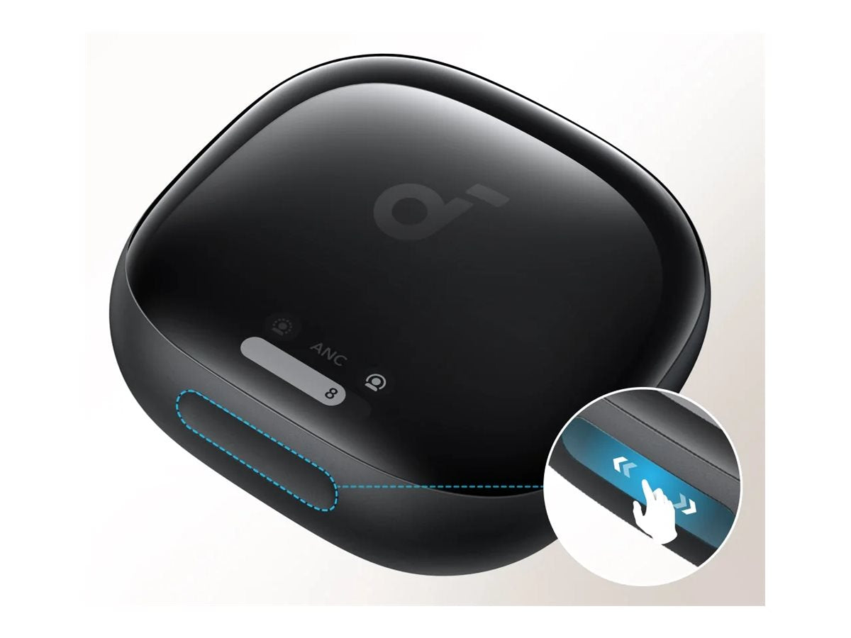ANKER Soundcore Liberty 4 Pro black glossy True wireless Earbuds NC Smart Case Display mit Touch-Leiste ANC IPX5