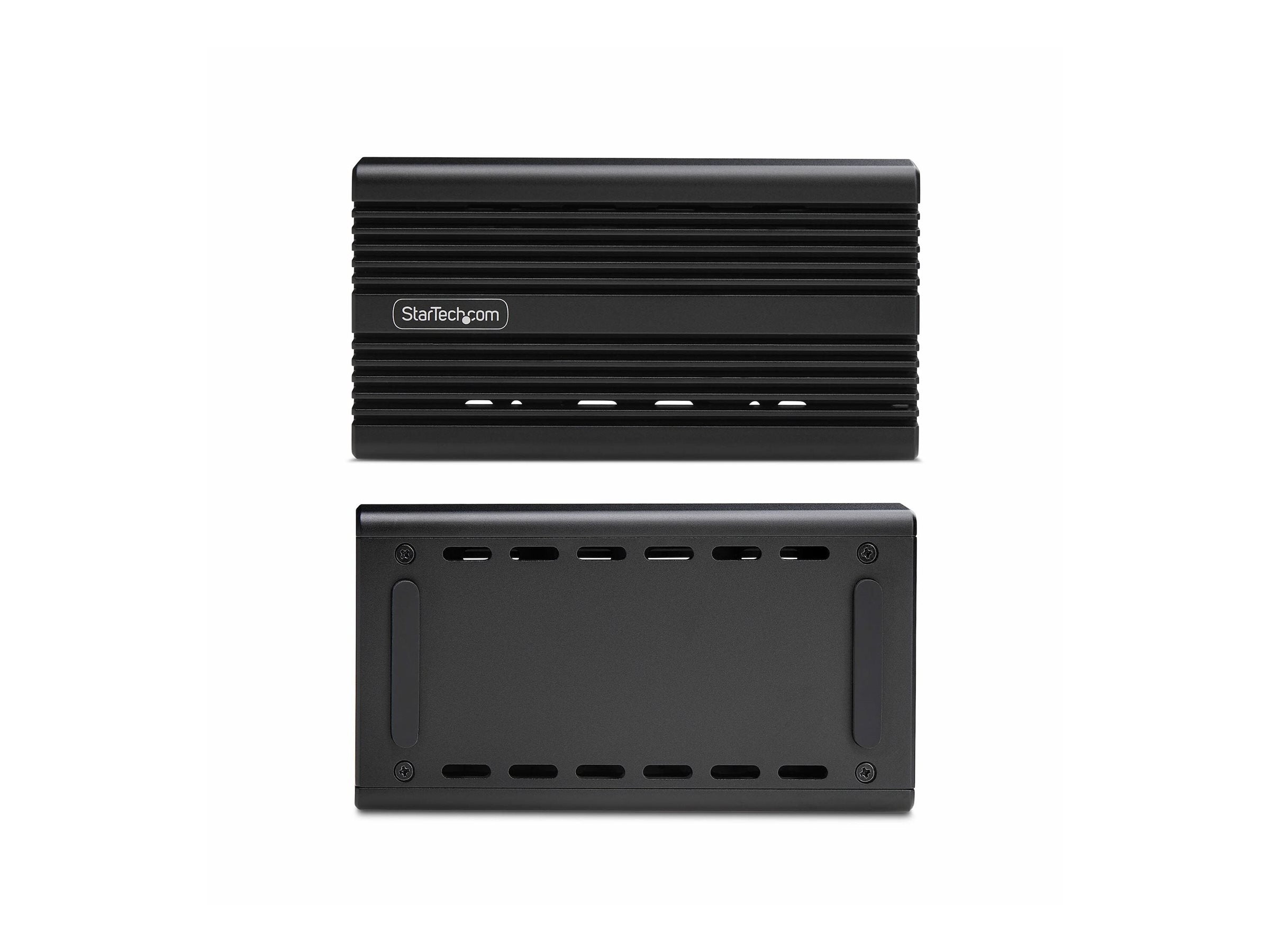 STARTECH.COM USB4m.2 NVMe Gehäuse 40Gbps Externes USB-C Thunderbolt NVMe SSD Gehäuse Aluminium-Kuhlkörpergehäuse B+M und M-Key