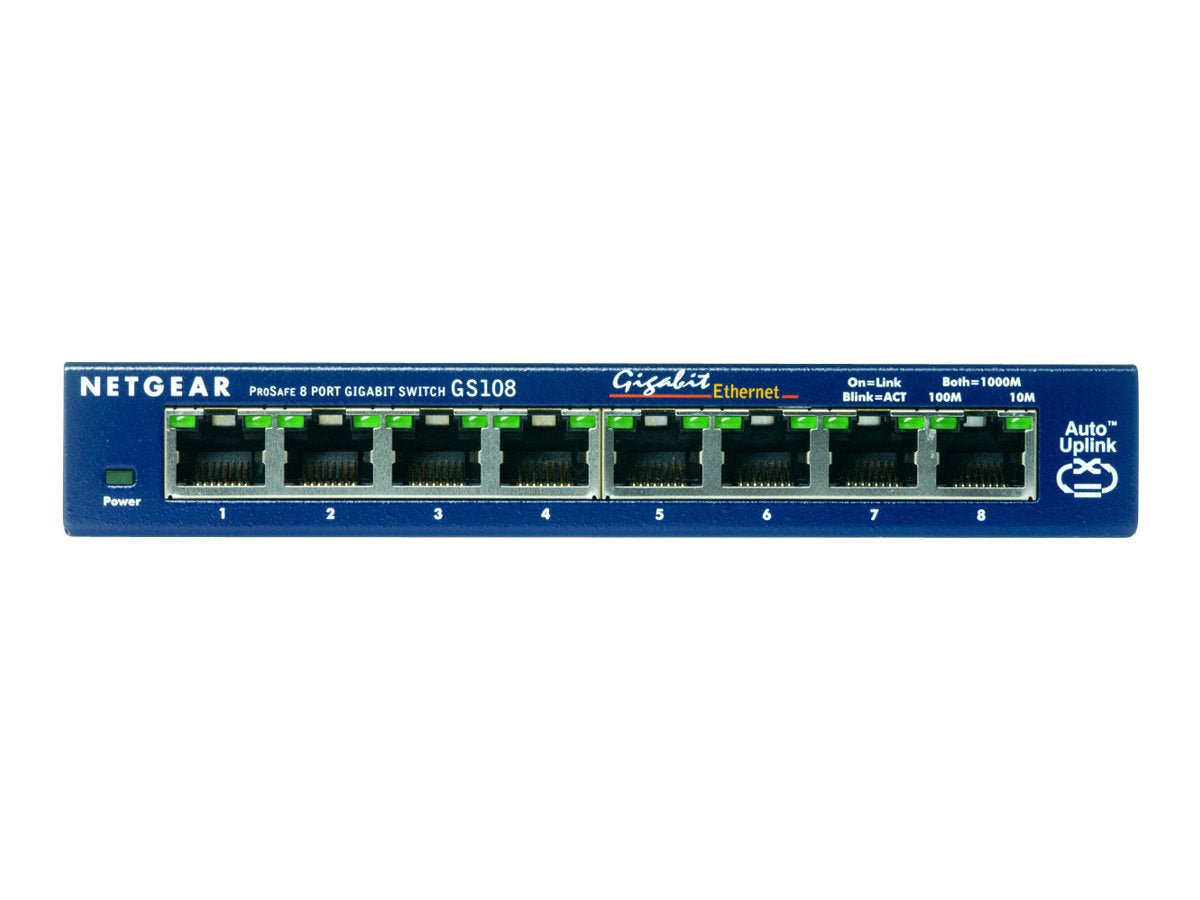 NETGEAR 8-Port Gigabit unmanaged Switch Detailansicht