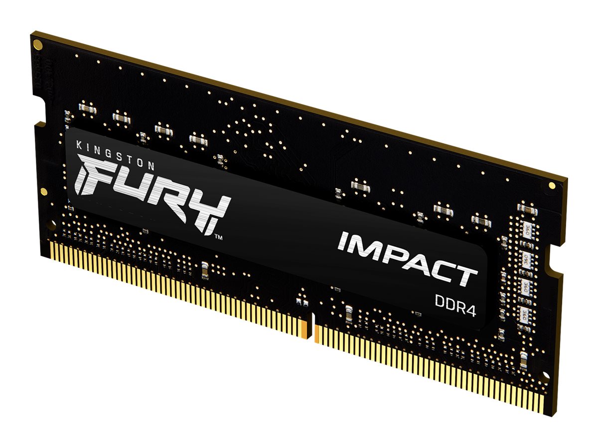 KINGSTON 16GB 3200MHz DDR4 CL20 SODIMM Kit of 2 FURY Impact - Vorderansicht