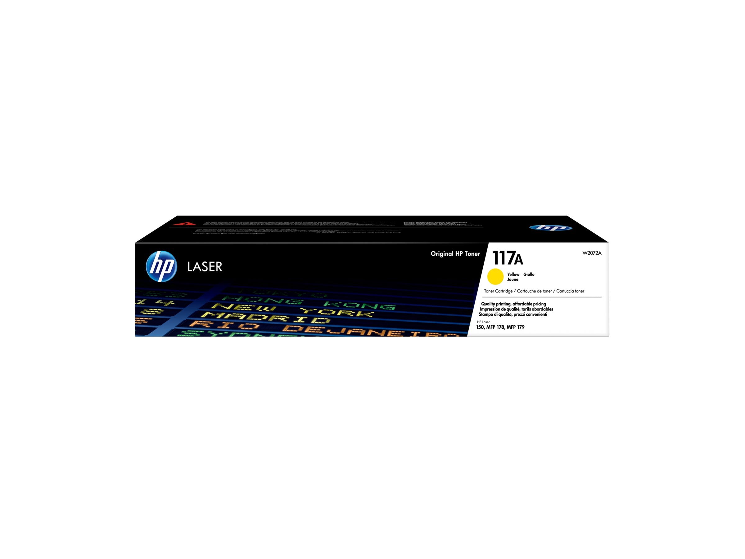 HP 117A Yellow Original Laser Toner Cartridge Verpackung