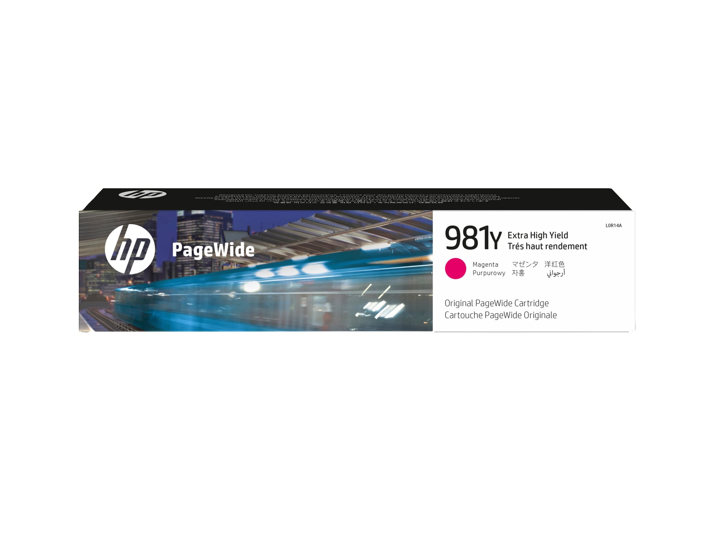 HP 981Y original Extra High Yield Magenta PageWide Cartridge L0R14A Verpackung