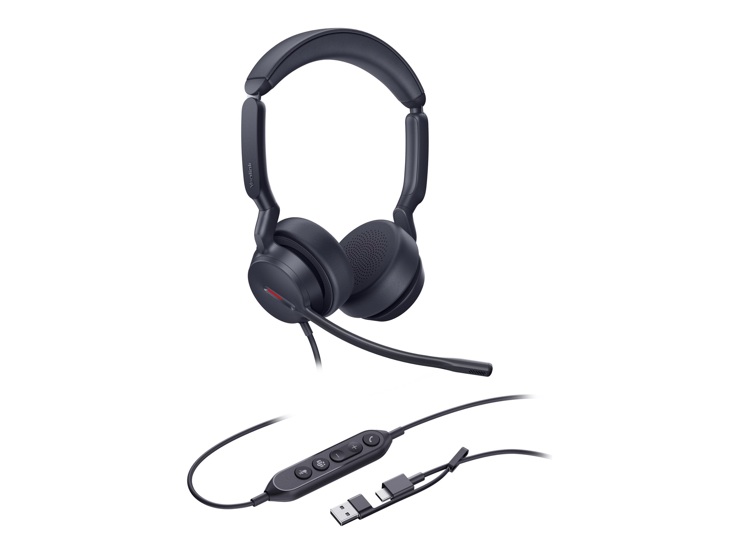 YEALINK UH44 Dual Teams USB-C-A Headset Detailansicht