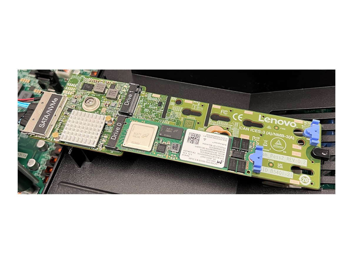 LENOVO ISG ThinkSystem M.2 RAID B540i-2i SATA/NVMe Adapter - Vorderansicht