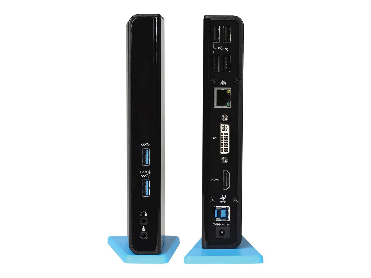 I-TEC USB 3.0 Dual Docking Station Anschlussmöglichkeiten
