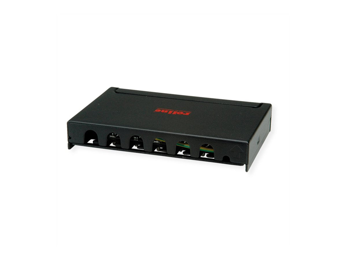 ROLINE Mini-Patchpanel Kat.6A Seitenansicht