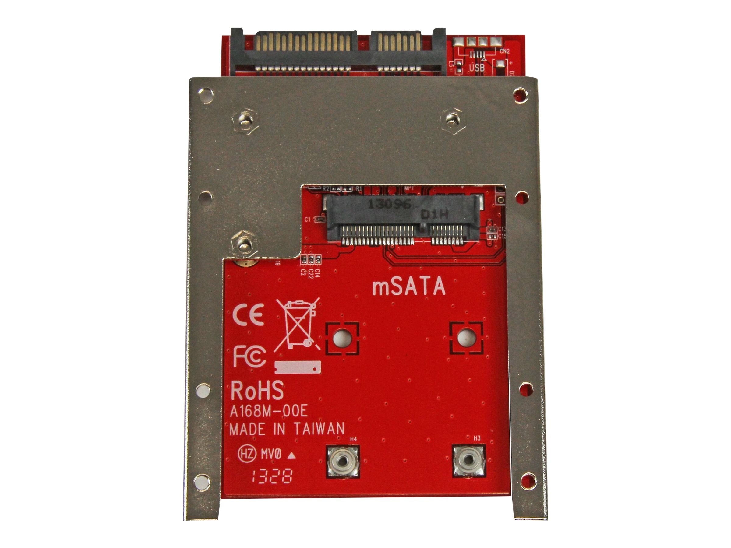 STARTECH.COM mSATA SSD auf 2,5 Zoll SATA Adapter - Vorderansicht