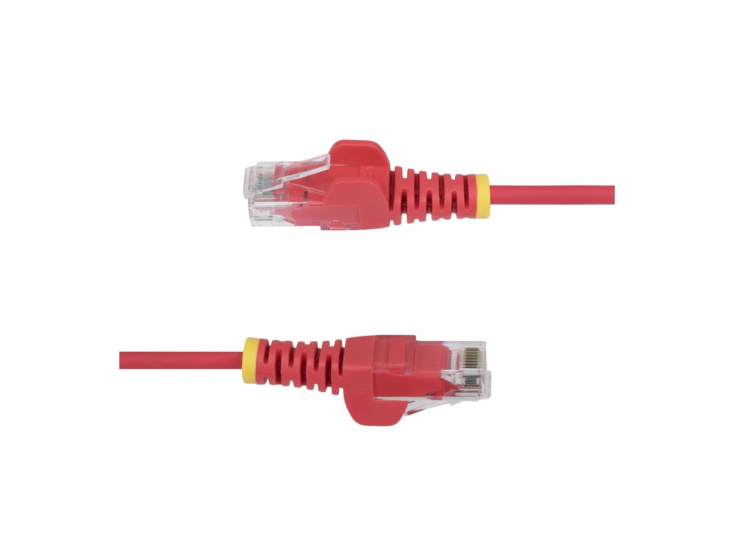 STARTECH.COM 1m Rotes Schlankes CAT6-Ethernet-Kabel Snagless RJ45 LSZH 28AWG Reines Kupfer Patchkabel/Netzwerkkabel