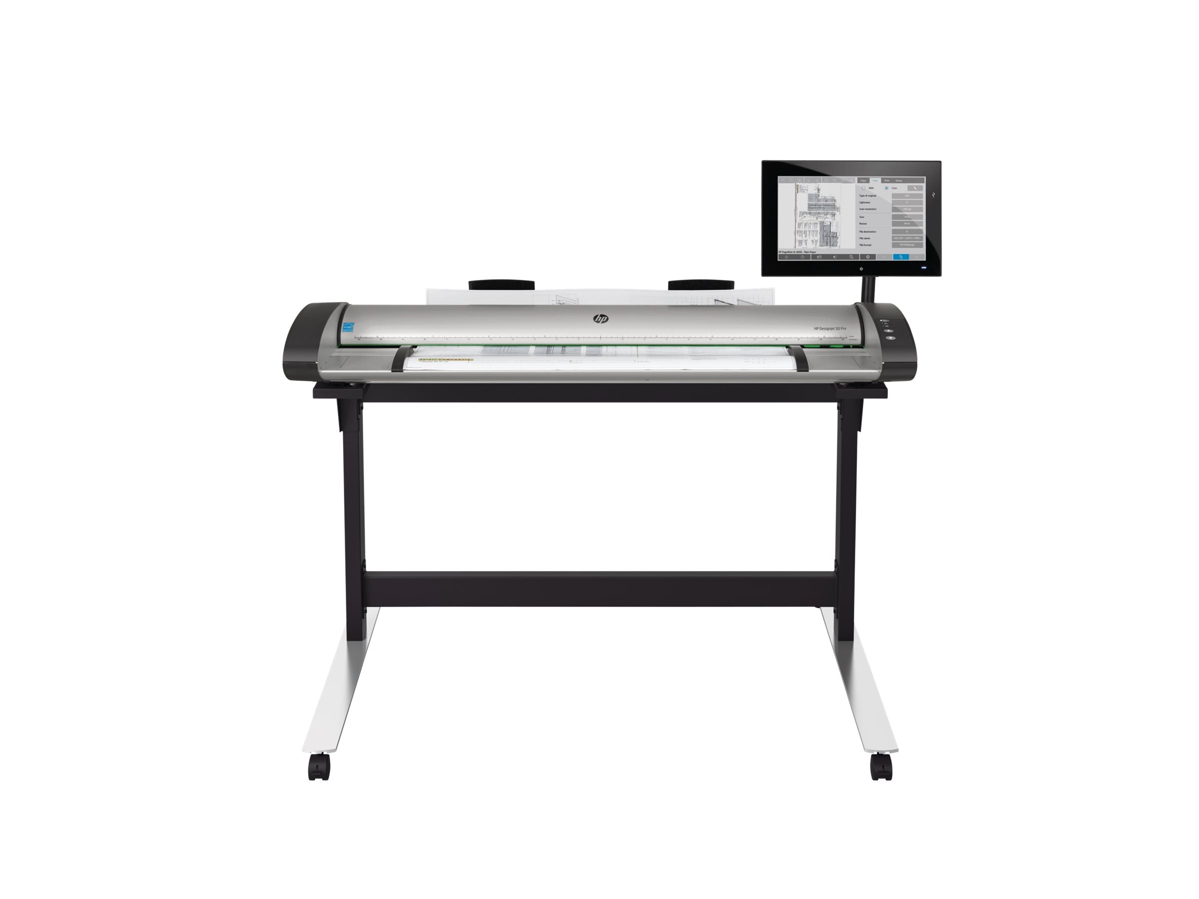HP SD Pro 2 44 Zoll Scanner Seitenansicht