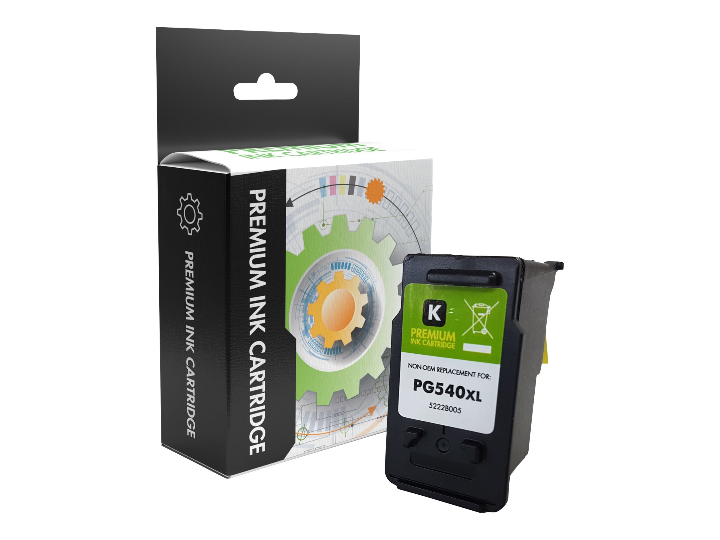STATIC Ink cartridge Canon PG-540XL Tintenpatrone Vorderansicht