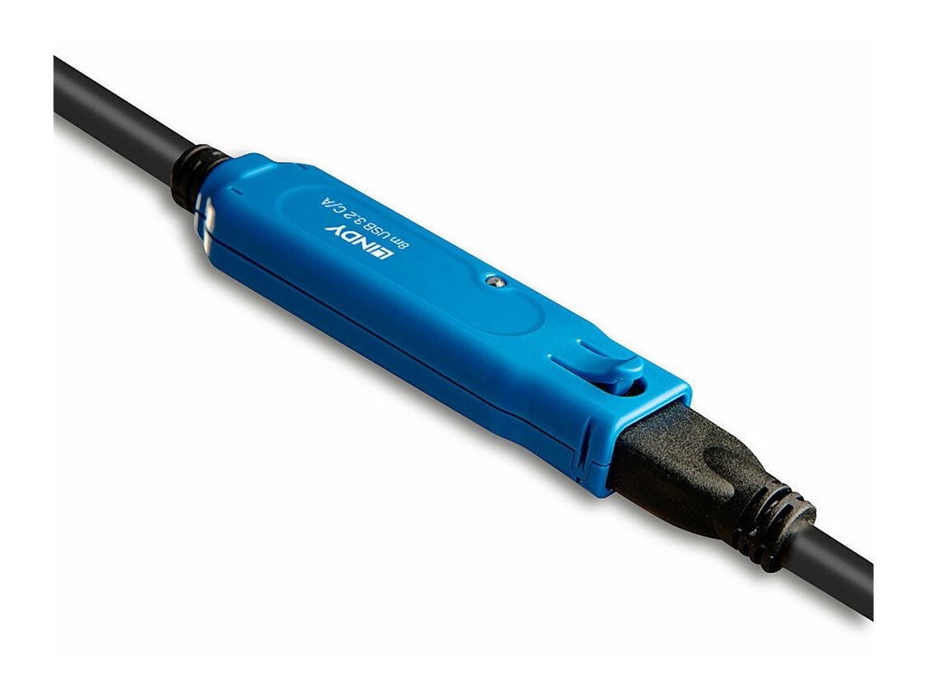 LINDY 8m USB 3.2 Gen 1 C/A Aktivverlängerung Pro - Anschlüsse