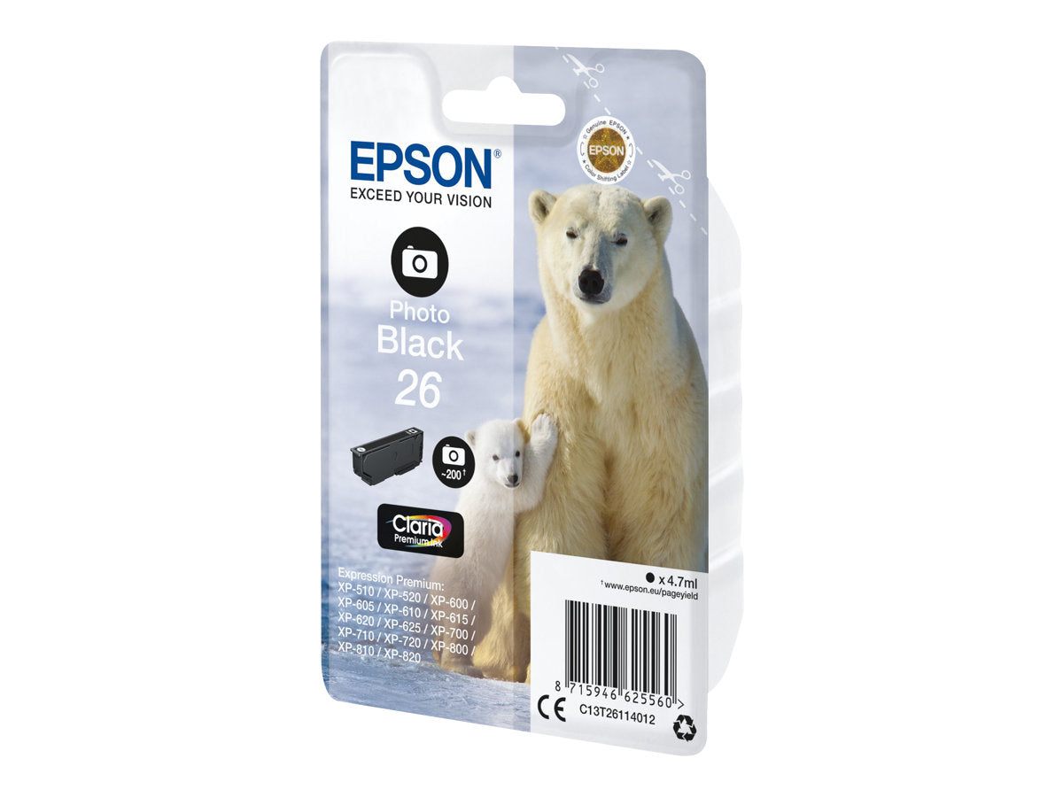 EPSON 5LB 26 Tintenpatrone Photo Schwarz Verpackung