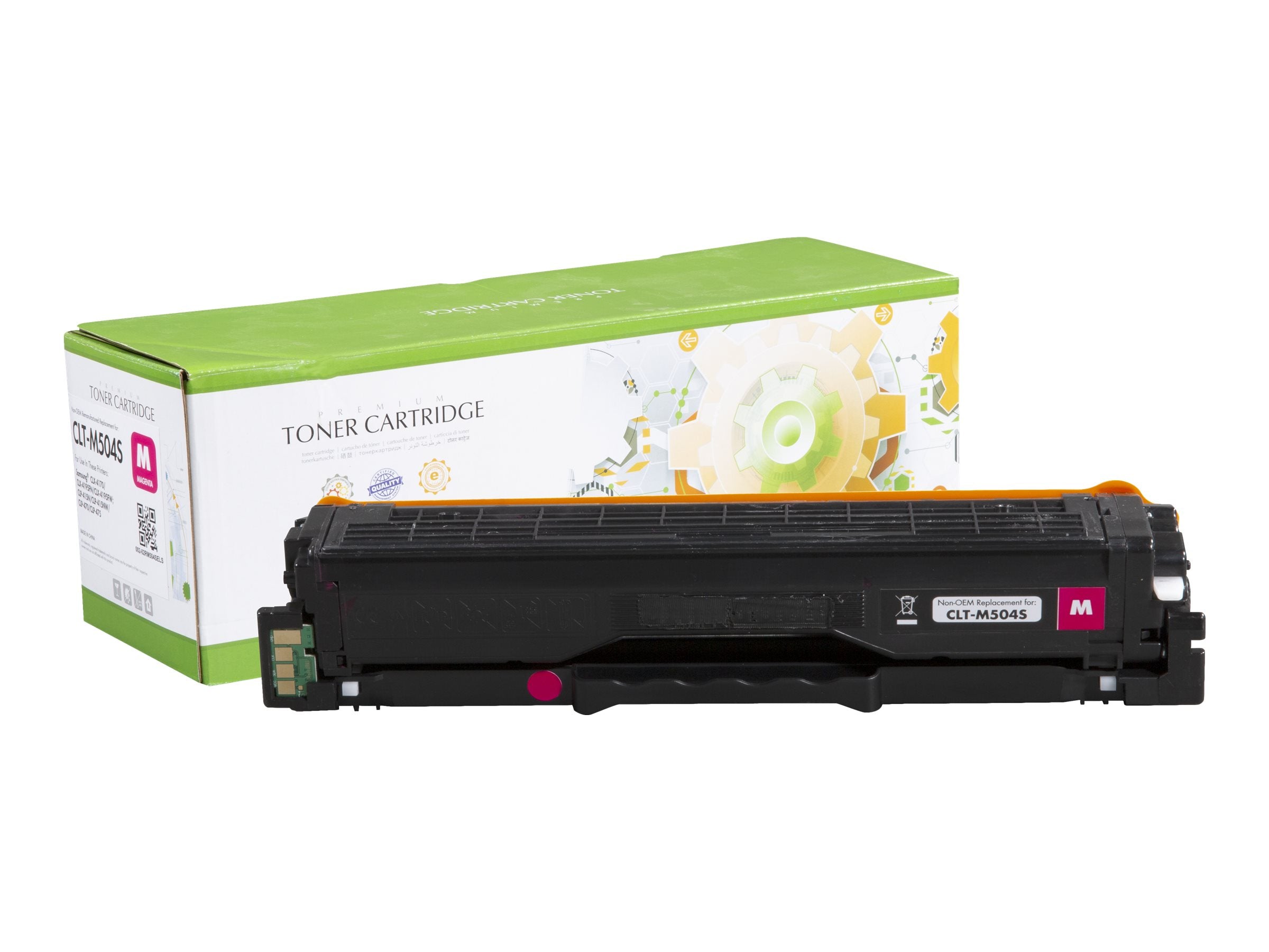 STATIC Tonerpatrone Samsung CLT-M504S magenta Vorderansicht