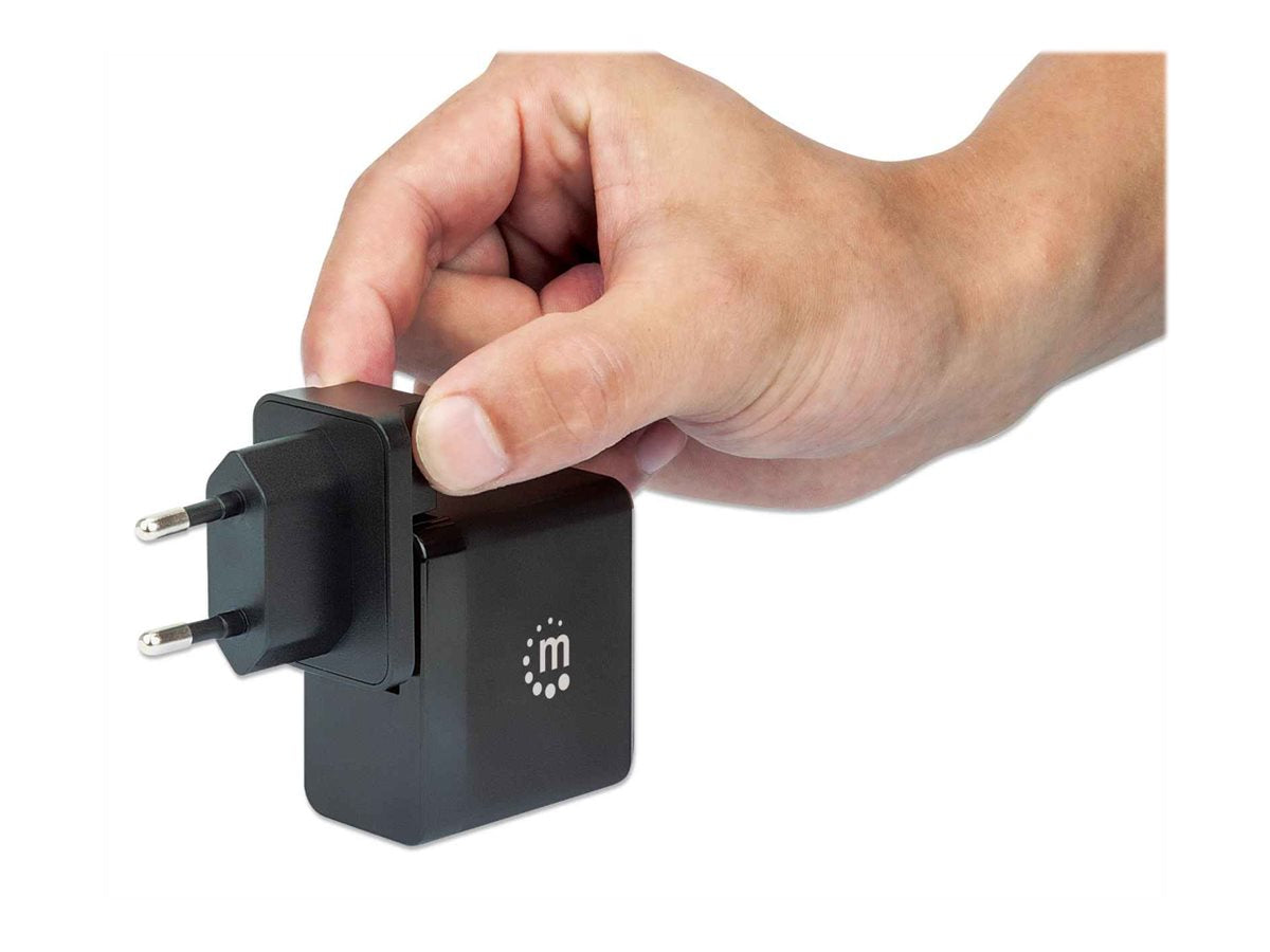 MANHATTAN GaN Power Delivery USB-Ladegerät Verpackung