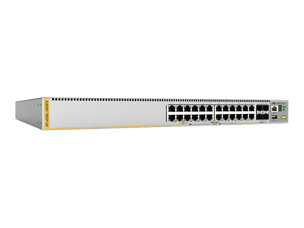 ALLIED TELESIS L3 Stackable Switch AT-X530L-28GPX-50 Vorderansicht