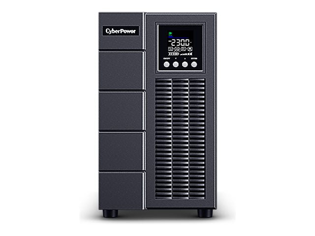 CYBERPOWER Online S Series OLS3000EA UPS AC 230V 2700Watt 3000VA 9Ah RS-232 USB output connectors 8 active PFC Black