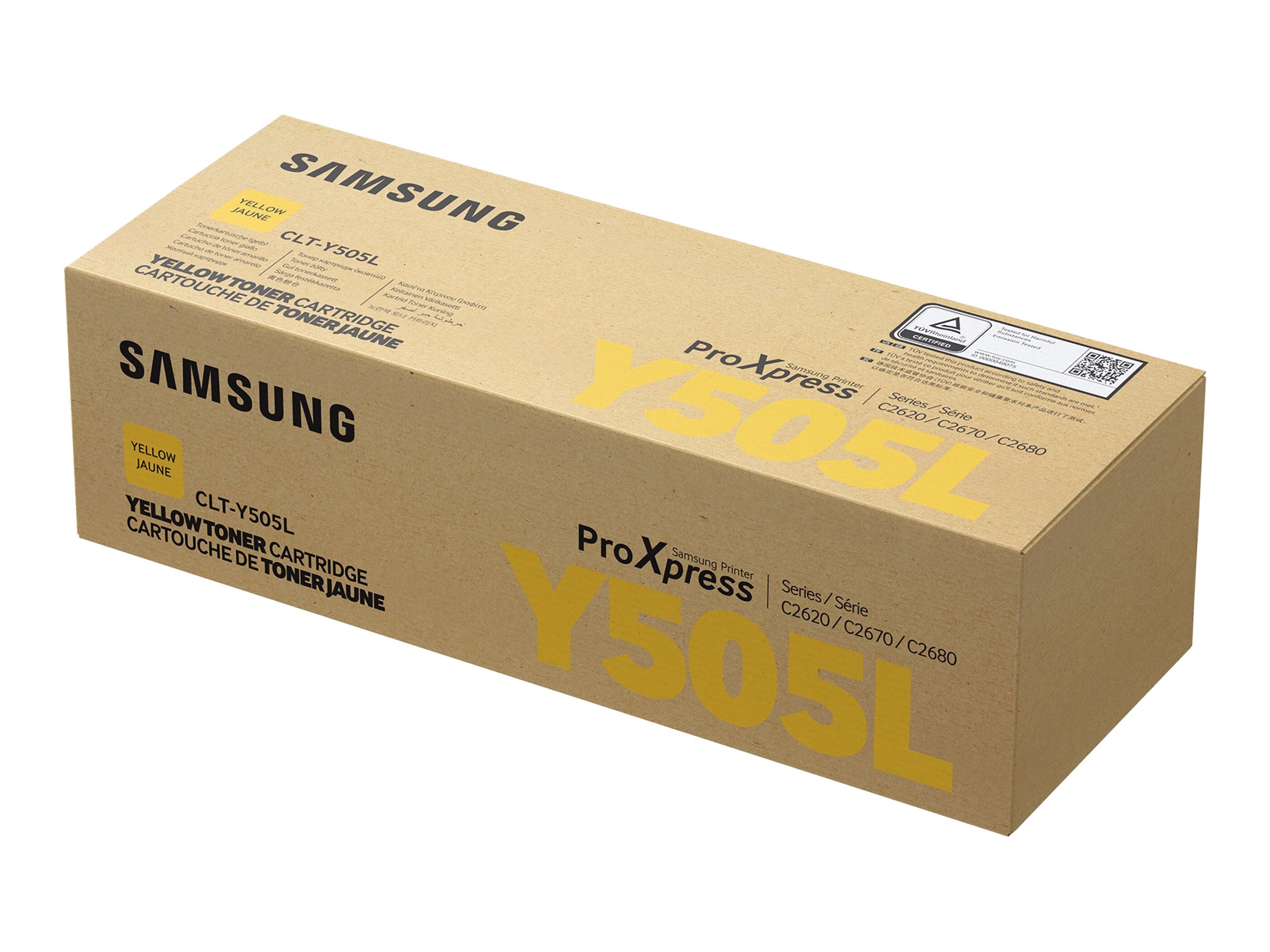 SAMSUNG original Toner cartridge LT-Y505L/ELS Verpackung