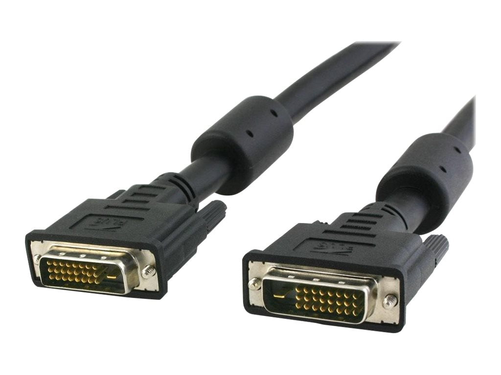 TECHLY DVI-D Dual-Link Anschlusskabel schwarz 2m Vorderansicht