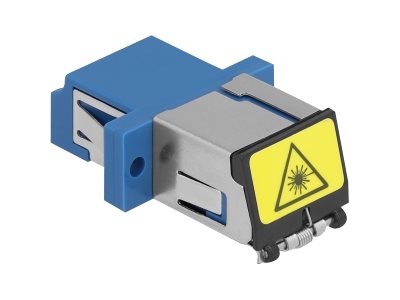 DELOCK LWL Kupplung LC Duplex Buchse Detailansicht